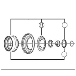 Cache Poussière Shimano Nexus 7 V (Y33Z26000)