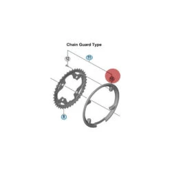 Carter De Pédalier Shimano Acera FC-M3000 Avec Visserie