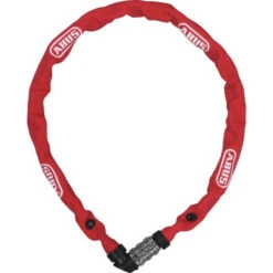 Chaîne Antivol Abus 1200/60 Web Rouge - 60 Cm