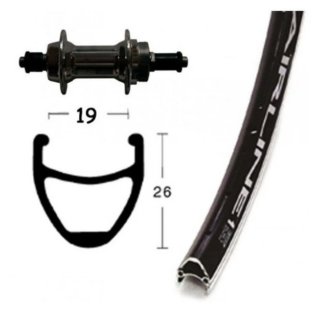 Roue Arrière Winora Vuelta Airline 28x1,75 Roue Libre à Visser 6/7 Vitesses 3 Roue Arrière Winora Vuelta Airline 28x1,75 Roue Libre à Visser 6/7 Vitesses